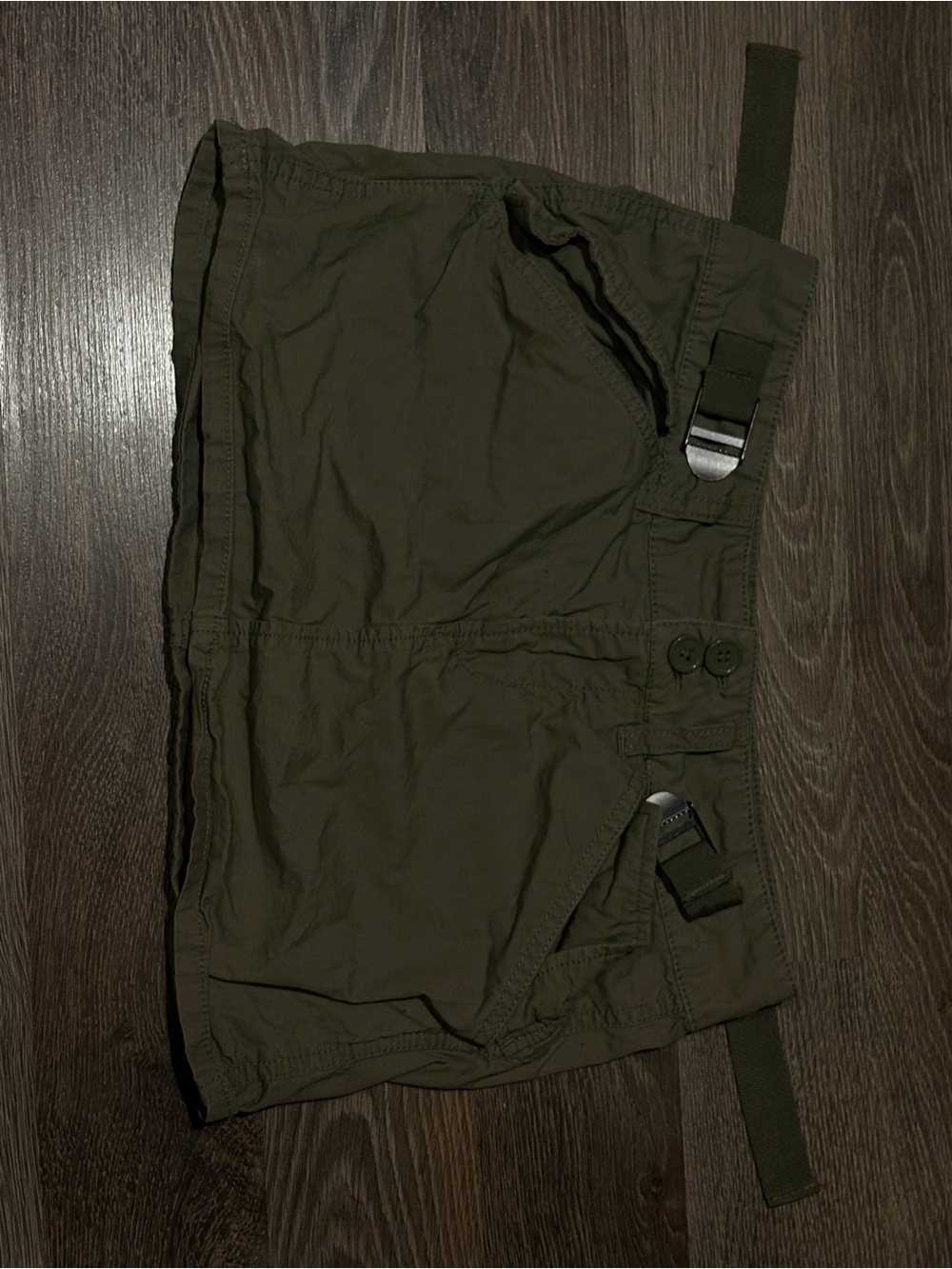 H&M Olive Green Mini Skirt